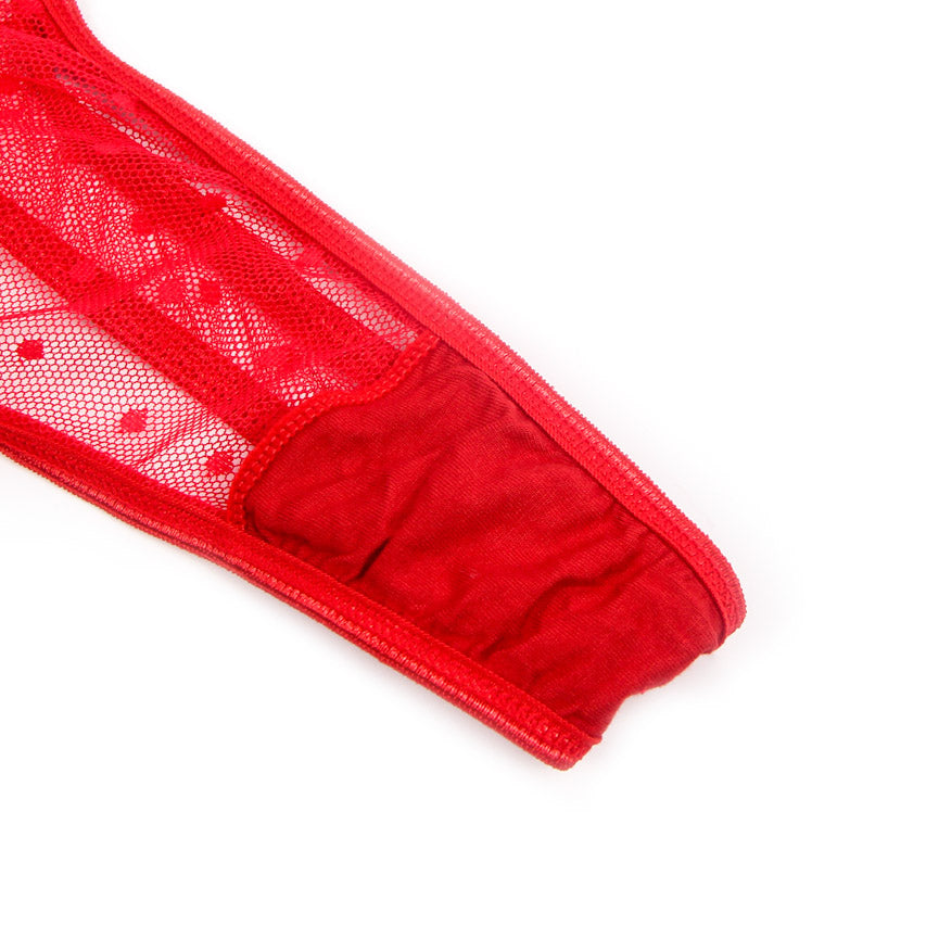 Embroidered Lace Cut Lingerie Teddy 3wishes.com